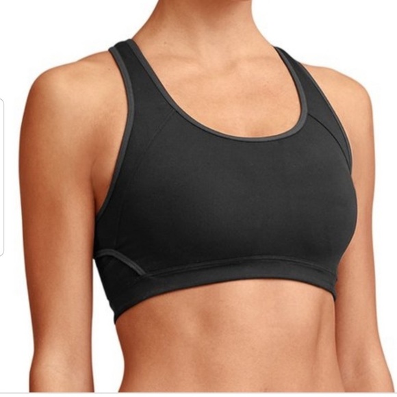 Athleta Double Dare Black Sports Workout Bra - Picture 2 of 9